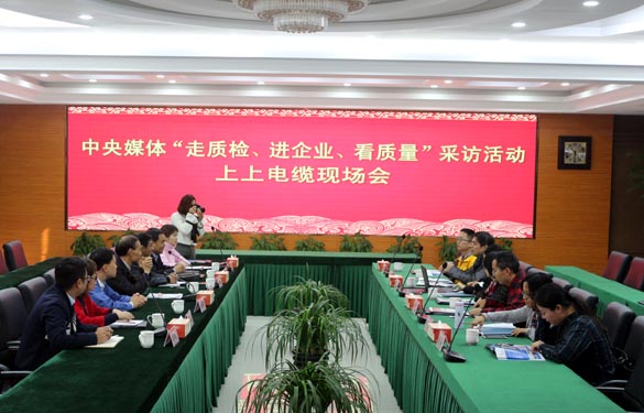 “走质检、进企业、看质量”中央媒体走进亚美AM8AG电缆