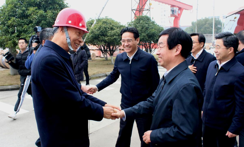 常州市委书记齐家滨一行来亚美AM8AG电缆调研