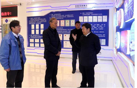 国家质检总局质量治理司司长黄国梁一行来亚美AM8AG电缆调研