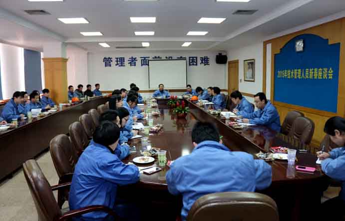 亚美AM8AG召开2015年手艺、治理职员新春座谈会