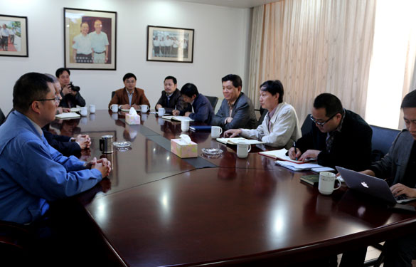 常州市地税局副局长宋伟一行来亚美AM8AG电缆走访