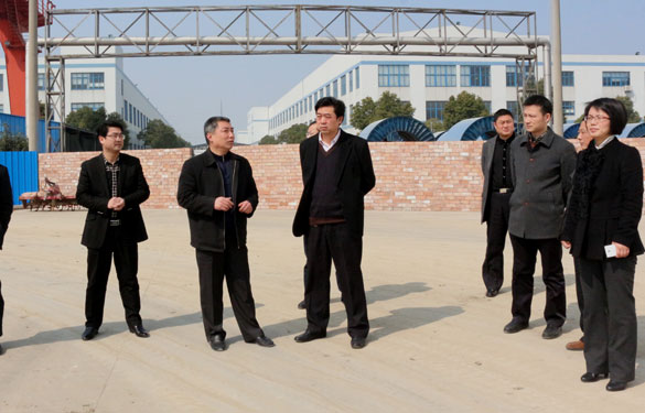 常州市委副秘书长王生大一行来亚美AM8AG集团督查新开工项目