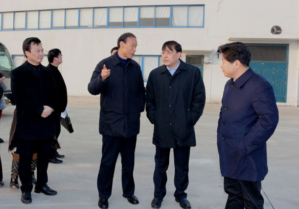 常州市市长费高云一行来亚美AM8AG督查新开工项目