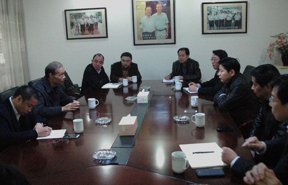 溧阳市市长苏江华一行来亚美AM8AG集团调研