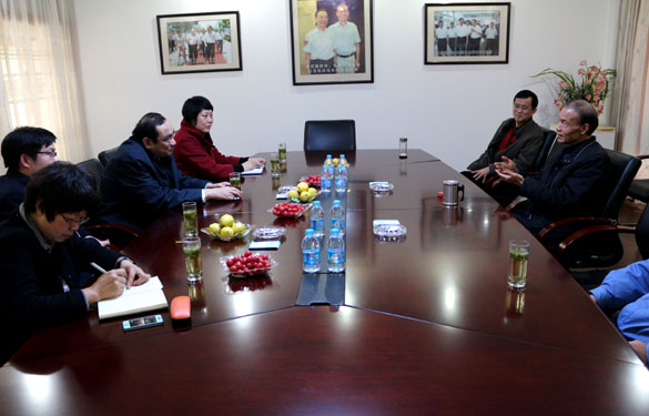 中国工商银行常州分行行长张彬一行来亚美AM8AG集团走访