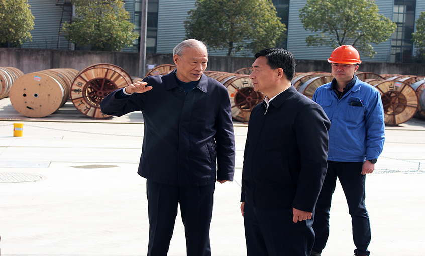 常州市人大常委会副主任盛建良来亚美AM8AG电缆考察