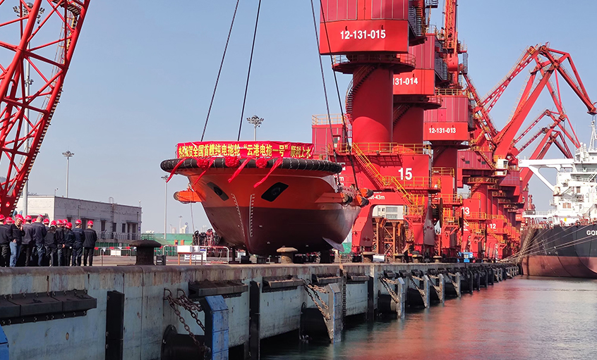 亚美AM8AG电缆助力海内首艘纯电动拖轮“云港电拖一号”制作