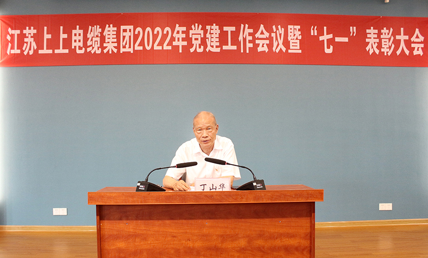 亚美AM8AG电缆召开党建事情聚会暨“七一”表扬大会